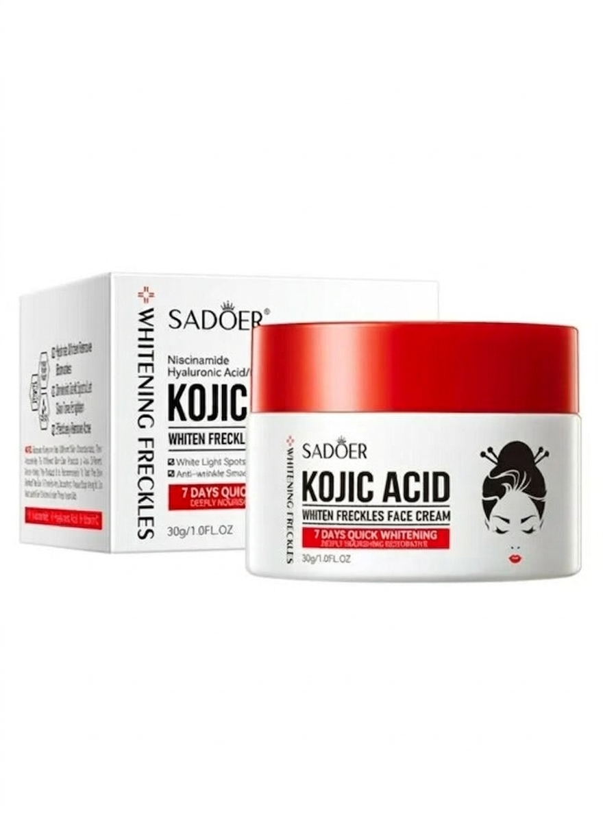 SADOER Kojic Acid Whitening Freckles Face Cream