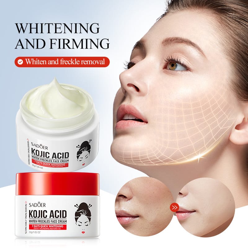 SADOER Kojic Acid Whitening Freckles Face Cream